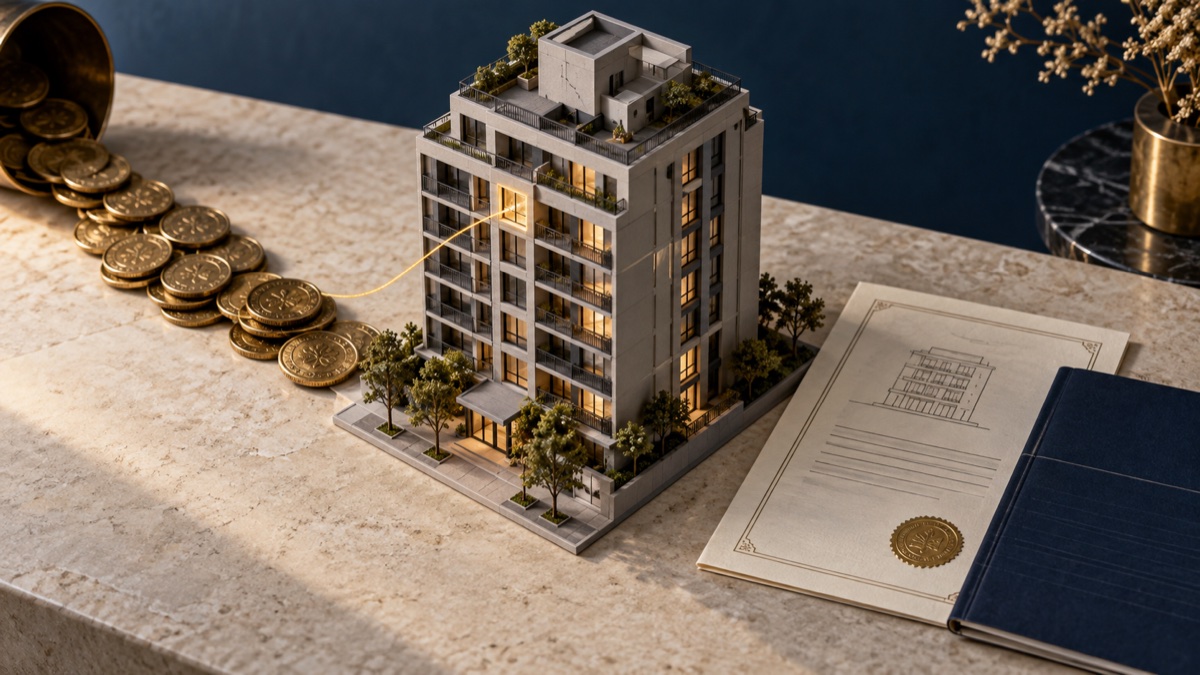 Imagen editorial sobre Compré un inmueble ganancial con dinero propio: cómo analizar una recompensa