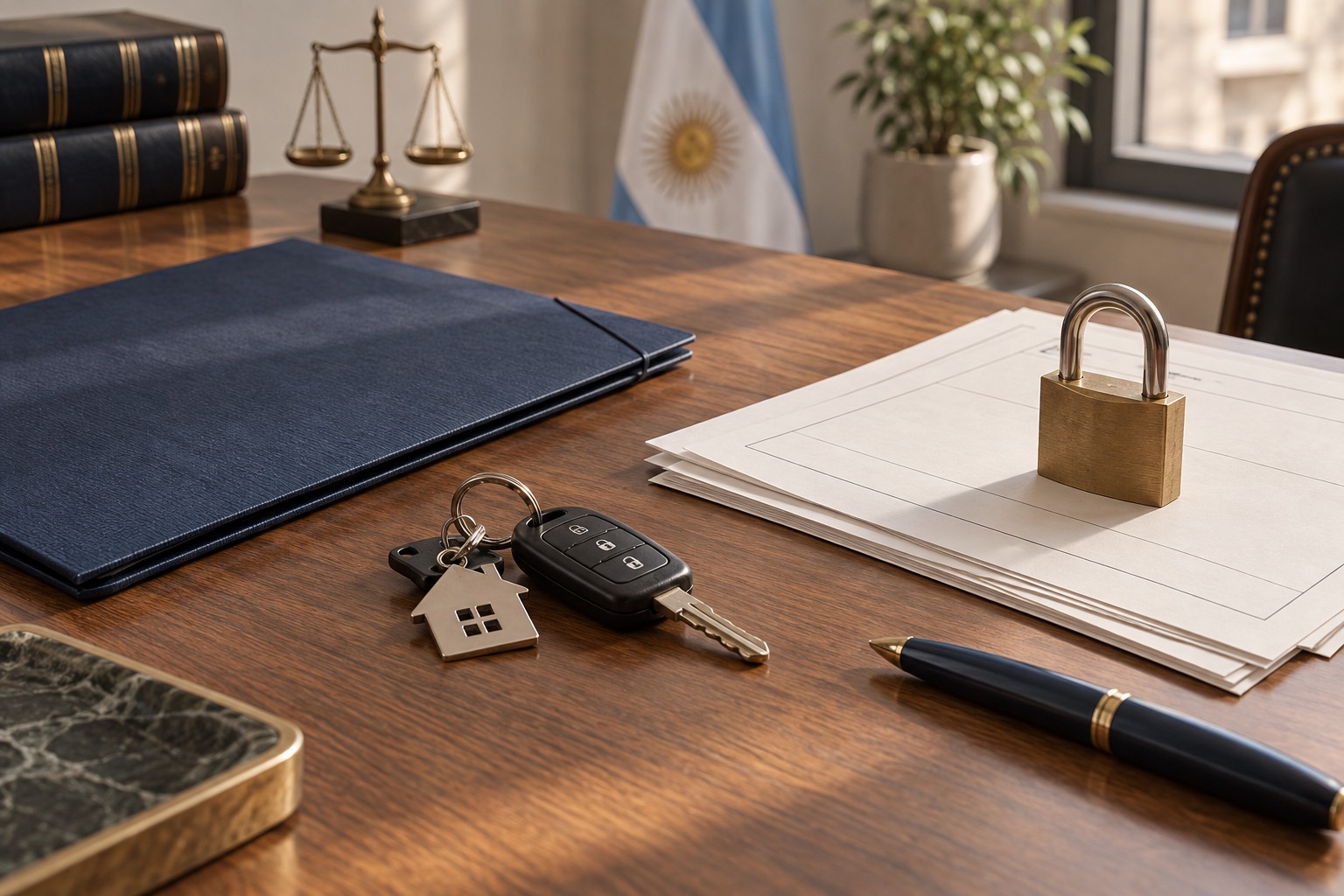 Imagen editorial sobre Inhibición general de bienes por una ejecución fiscal de ARCA